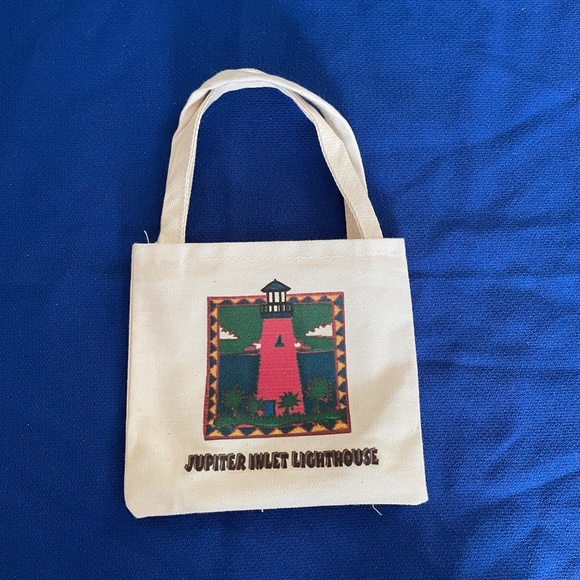 Florida NASA Florida Space Shuttle Shaker Mini Tote Jupiter Lighthouse - Picture 10 of 12